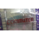 ครอบฝาถังน้ำมัน เคฟล่าร์ ขาว carbon kevlar white อังษรแดง รถตู้ Van Commuter 2008-2012 